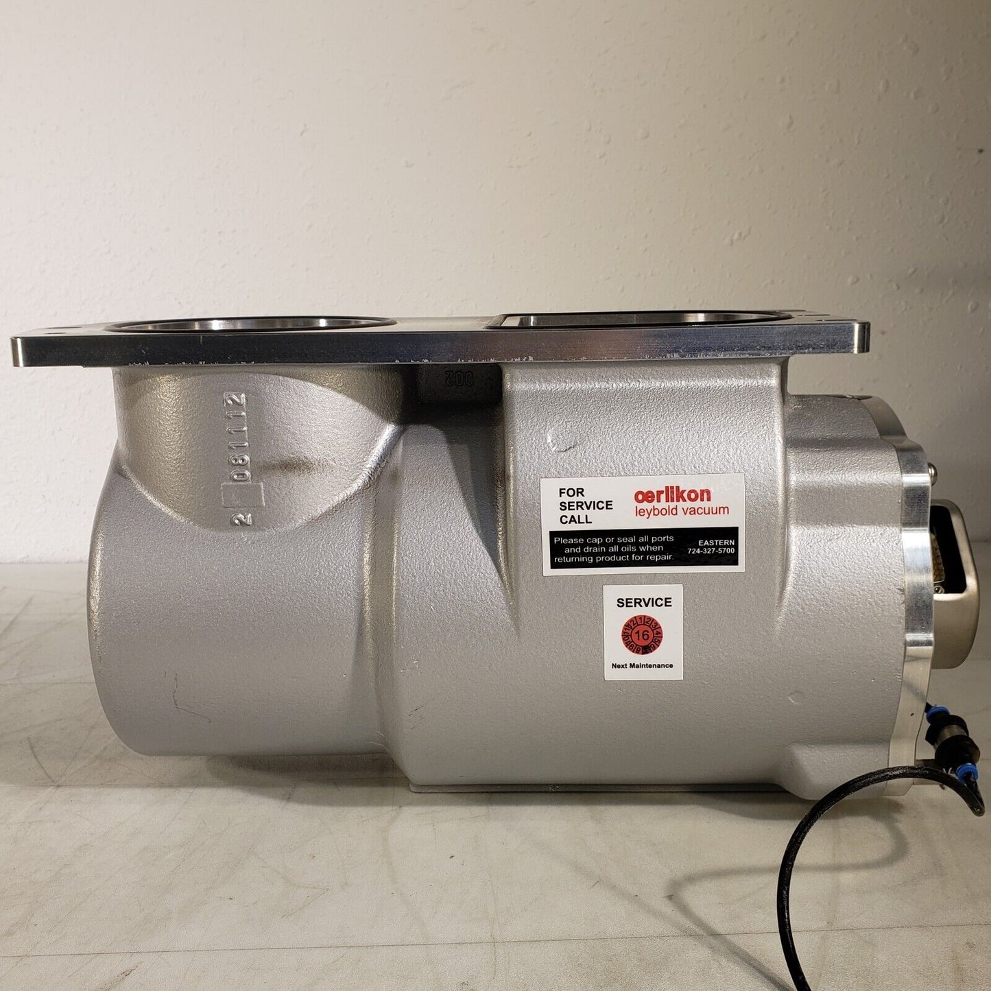 Oerlikon TW 220/150 S Turbovac Turbo Pump 809160 w/ TDS RS232 Controller 800070