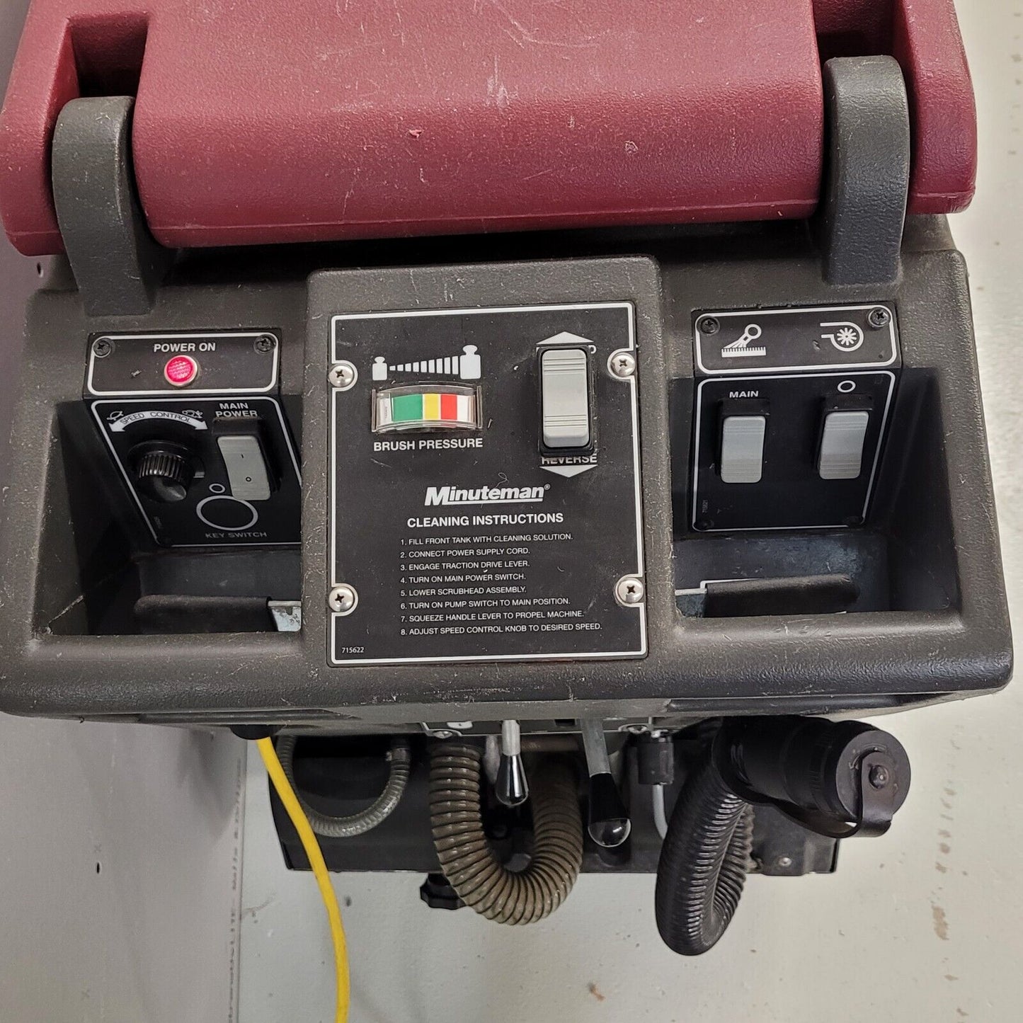 Minuteman Ambassador 20 Walk Behind Carpet Cleaner Extractor Tested C8420-115