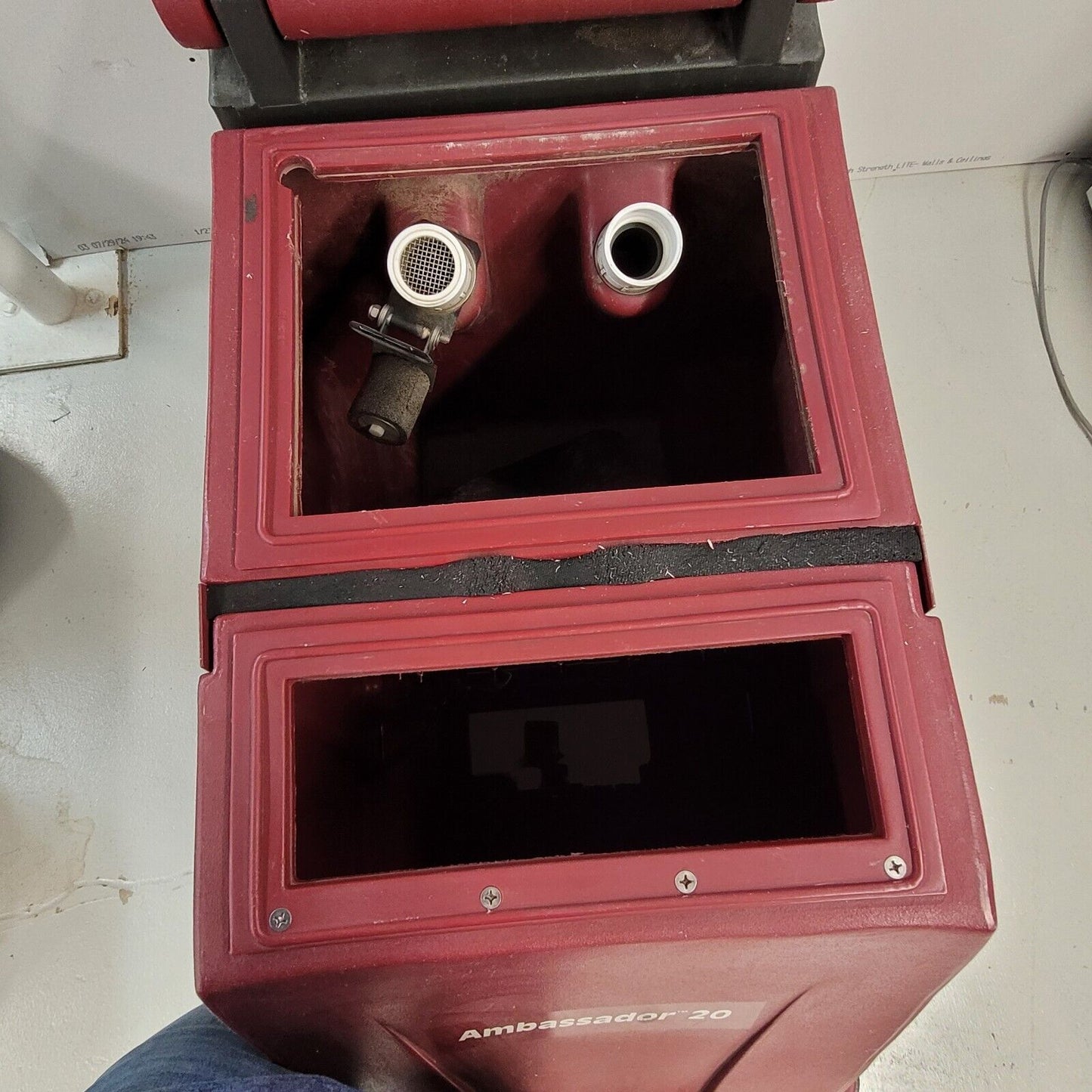 Minuteman Ambassador 20 Walk Behind Carpet Cleaner Extractor Tested C8420-115