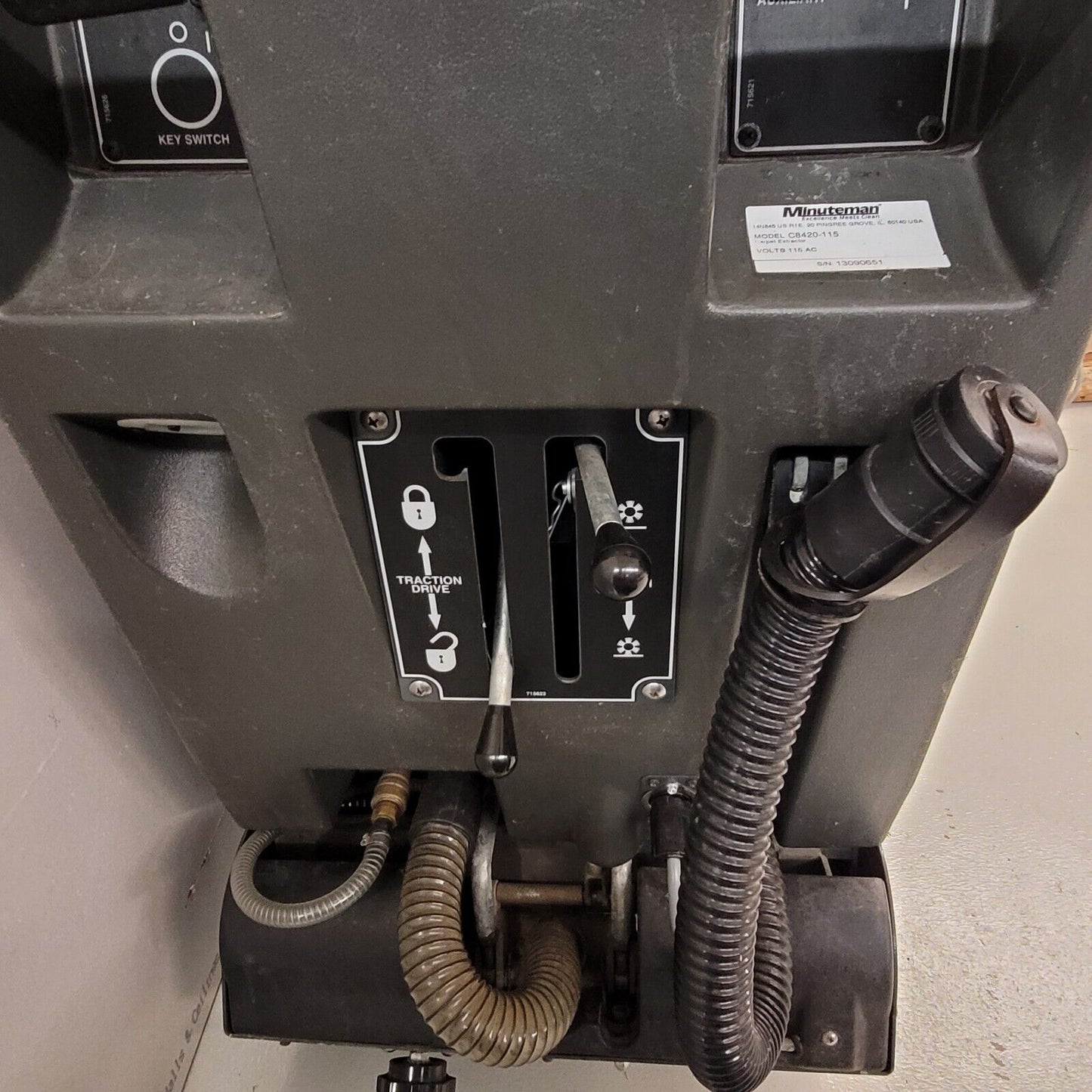 Minuteman Ambassador 20 Walk Behind Carpet Cleaner Extractor Tested C8420-115