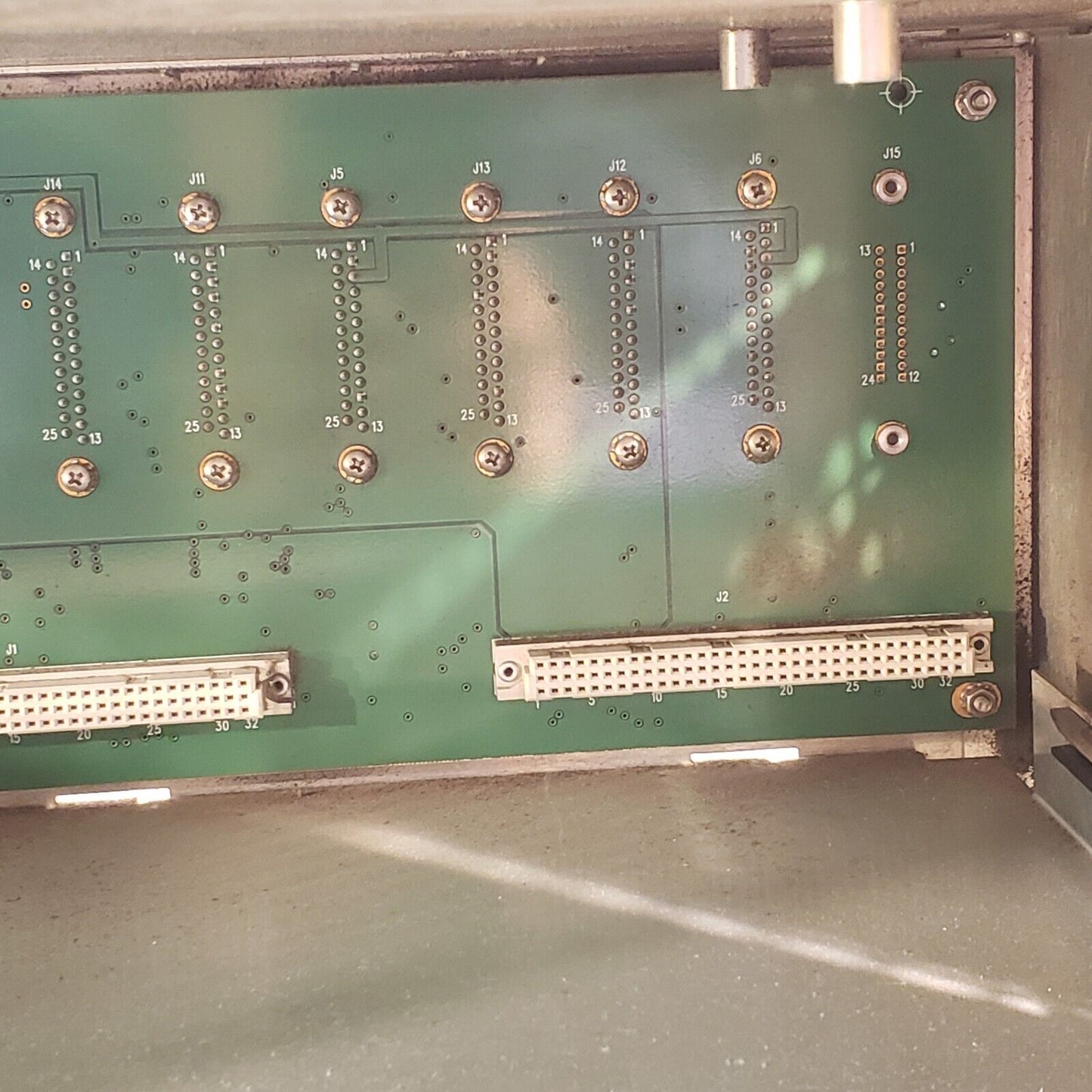 Perkin Elmer 002216F Backplane Box MDS SCIEX From Elan 9000 Mass Spectrometer