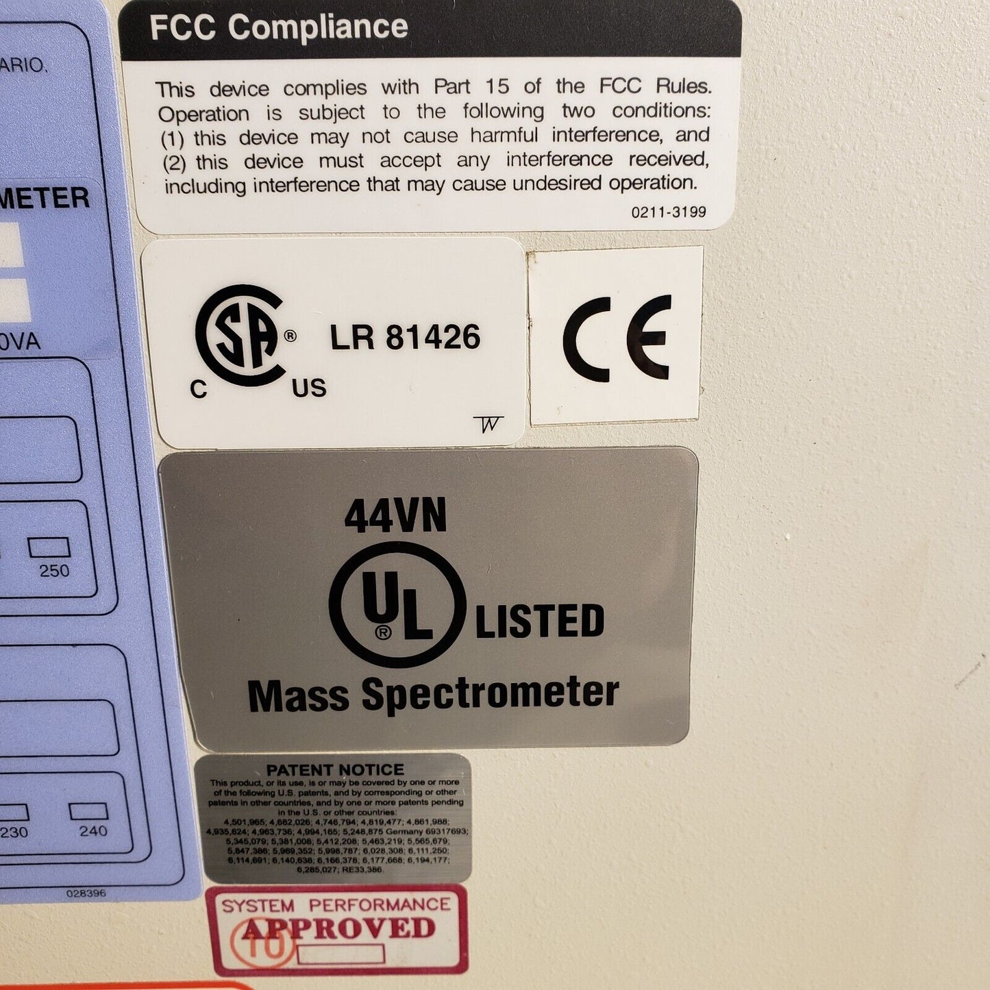MDS SCIEX Elan 9000 PDU Power Dist Breaker Box 028709 From ICP Mass Spectrometer