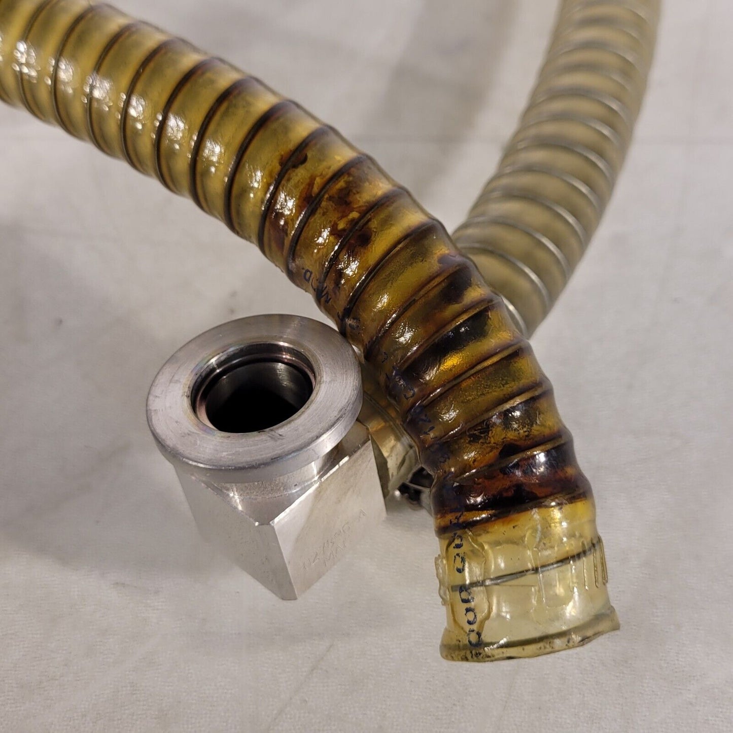 KF16 NW16 Reinforced High Vacuum Hose 3ft Length From Perkin Elmer Elan 9000