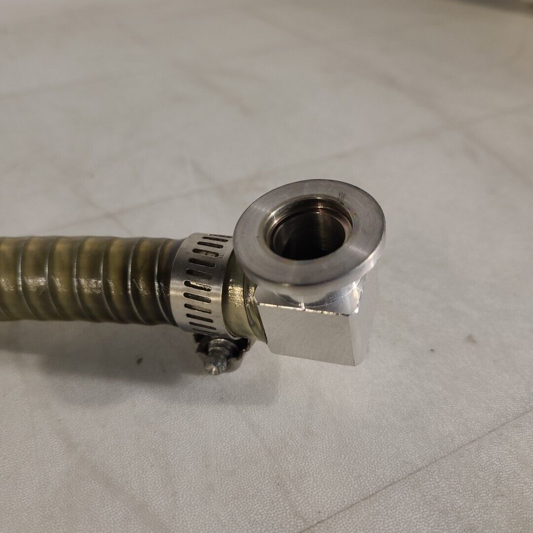 KF16 NW16 Reinforced High Vacuum Hose 3ft Length From Perkin Elmer Elan 9000