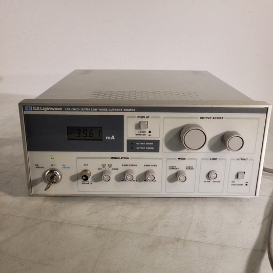 ILX Lightwave LDX-3620 Digital Ultra Low Noise Current Source Unit TESTED WORKS