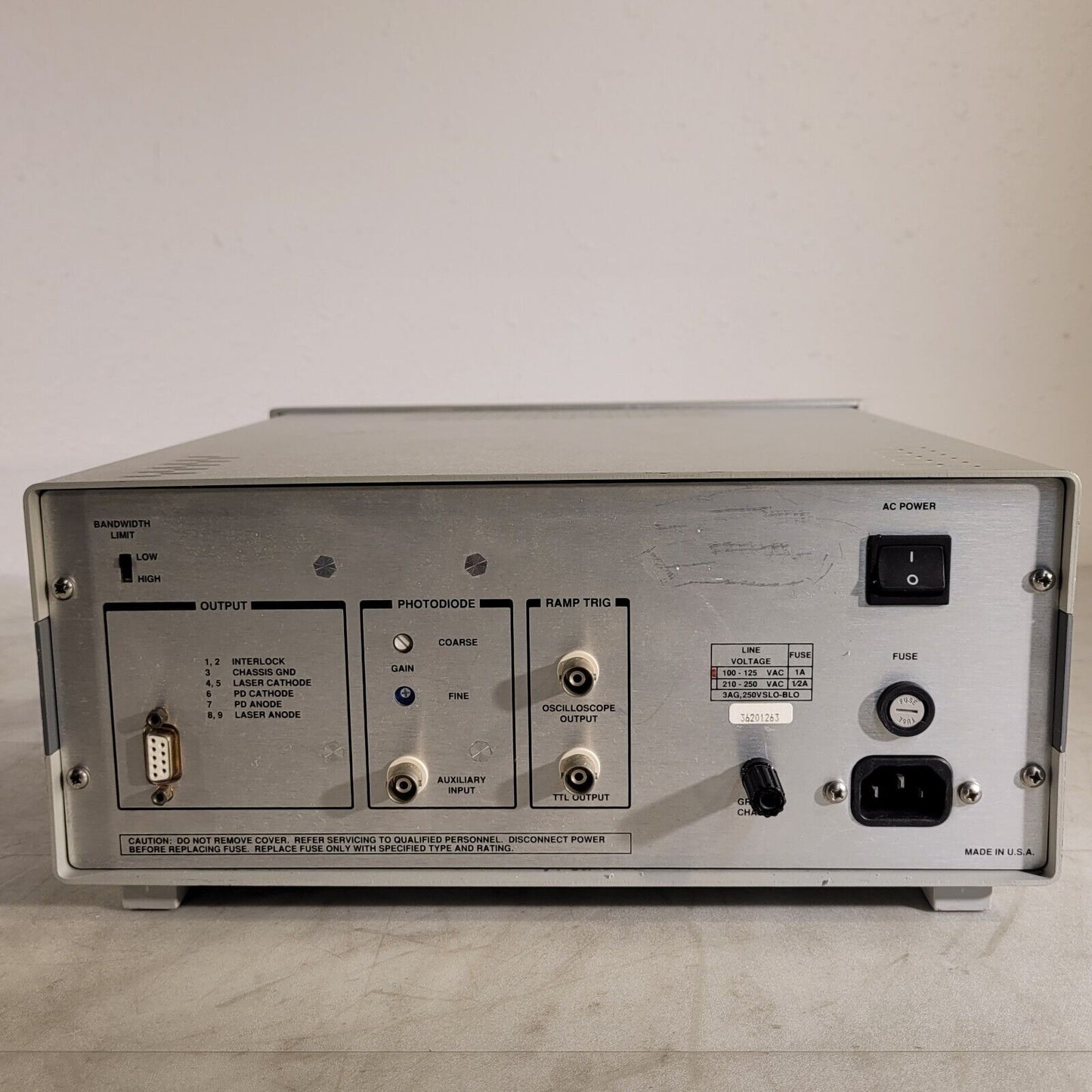 ILX Lightwave LDX-3620 Digital Ultra Low Noise Current Source Unit TESTED WORKS
