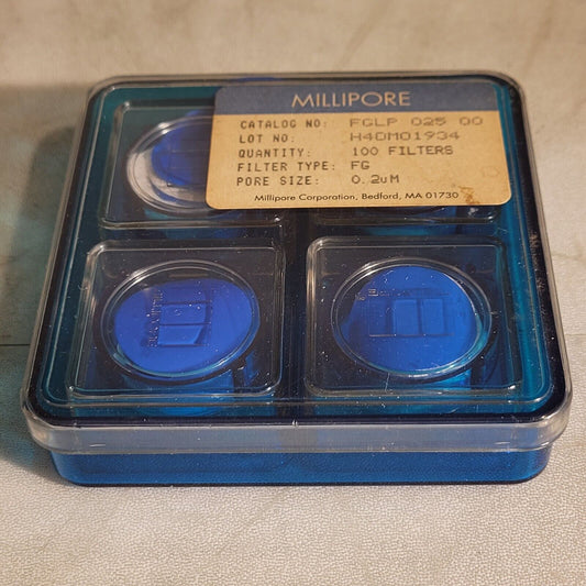 Millipore 0.2uM Filters FGLP 025 00 Partial Box Mostly Full