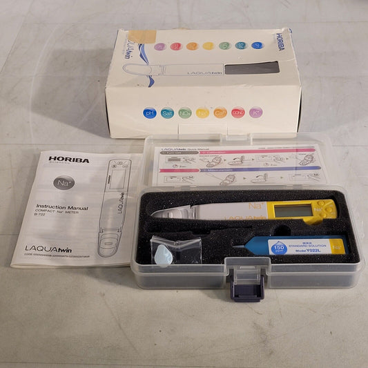 Horiba B-722 Compact Na+ Meter LaquaTwin With Case And Instruction Manual