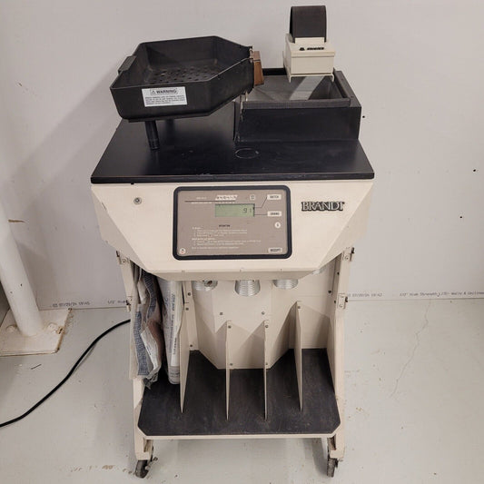 Brandt 6500 Coin Sorter $1, 50c, 25c, 10c, 5c, 1c With Coin Bags Tested Works