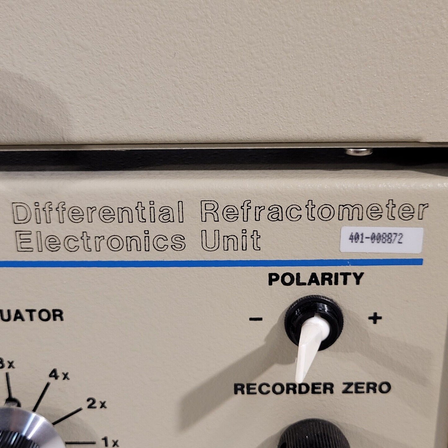 Waters R401 Differential Refractometer And Differential Electronics R-401