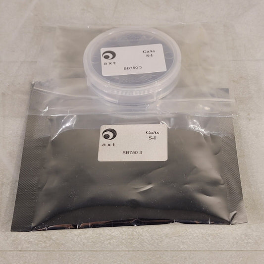 Axt Semiconductor BB750 3 GaAs S-I 50mm 5cm 2" Wafer Chip Disc Material