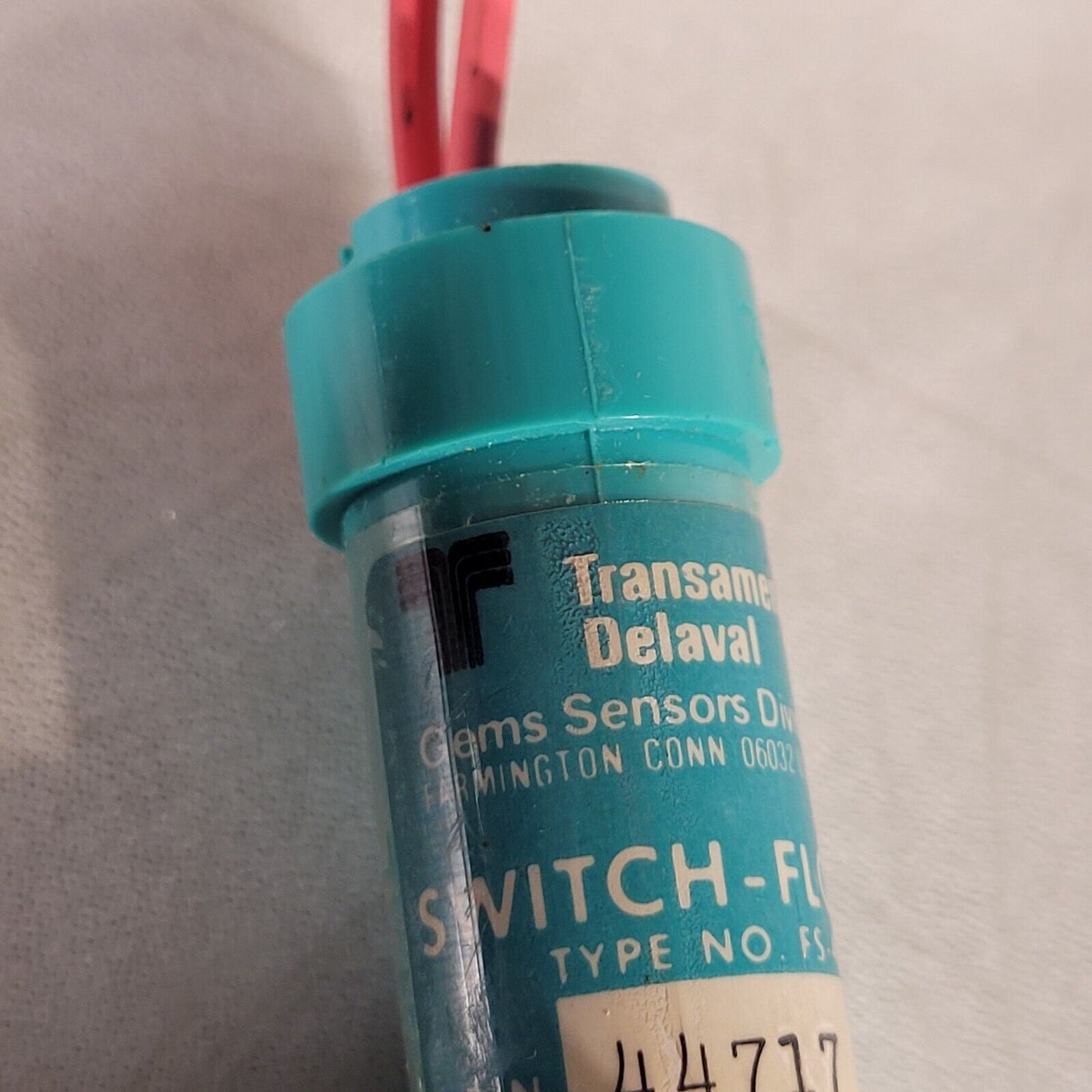 Transamerica Delaval FS-4 44717 Switch Flow Gems Sensor