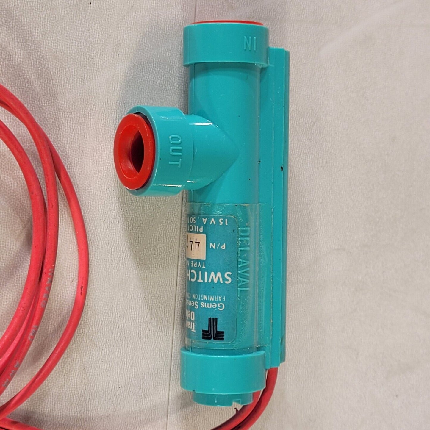 Transamerica Delaval FS-4 44717 Switch Flow Gems Sensor