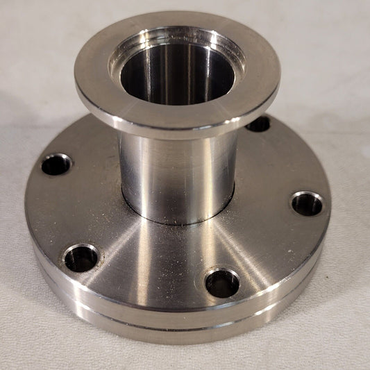 2.75" Conflat DN35CF To KF25 NW25 High Vacuum Adapter Through Holes SS UHV CF35