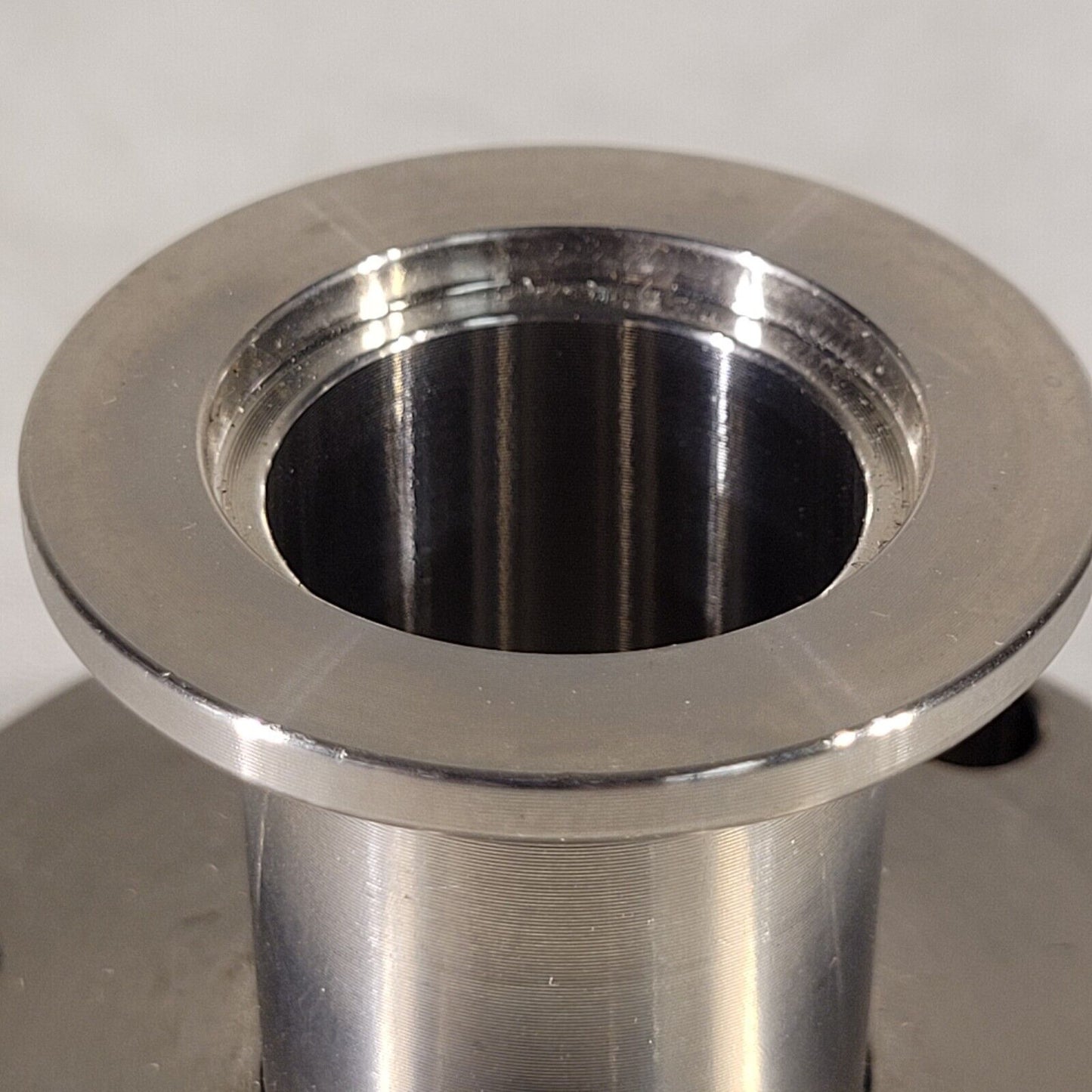 2.75" Conflat DN35CF To KF25 NW25 High Vacuum Adapter Through Holes SS UHV CF35