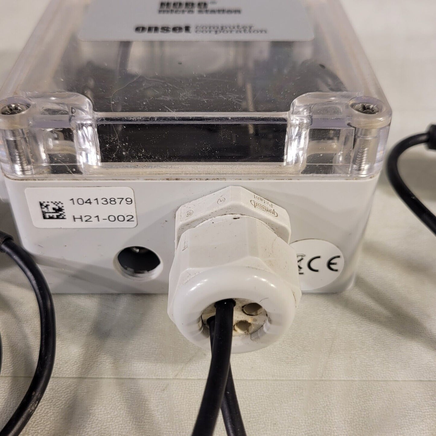 HOBO by Onset H21-002 Micro Station Data Logger W/ Temp Sensor A D PAR Sensor