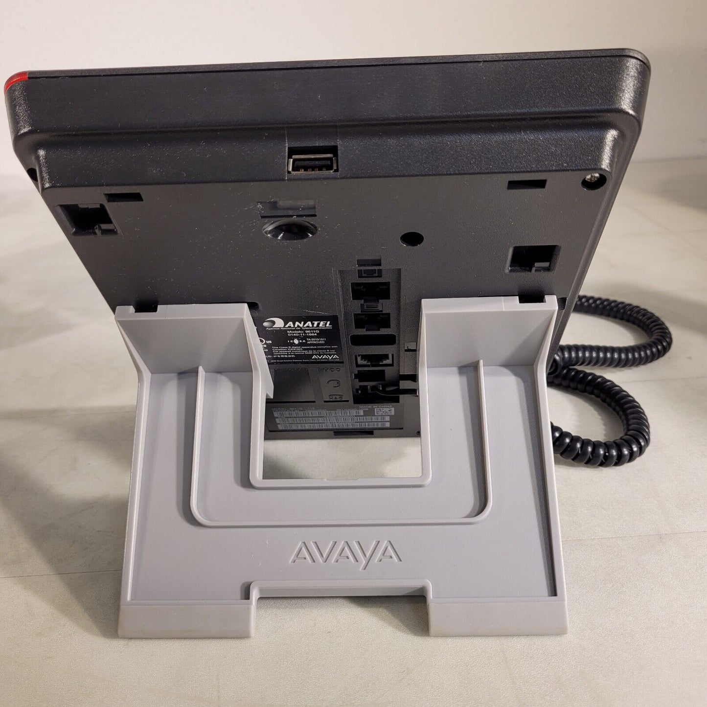 Avaya 9611G IP Deskphone For Parts Admin Code Unknown Color Display