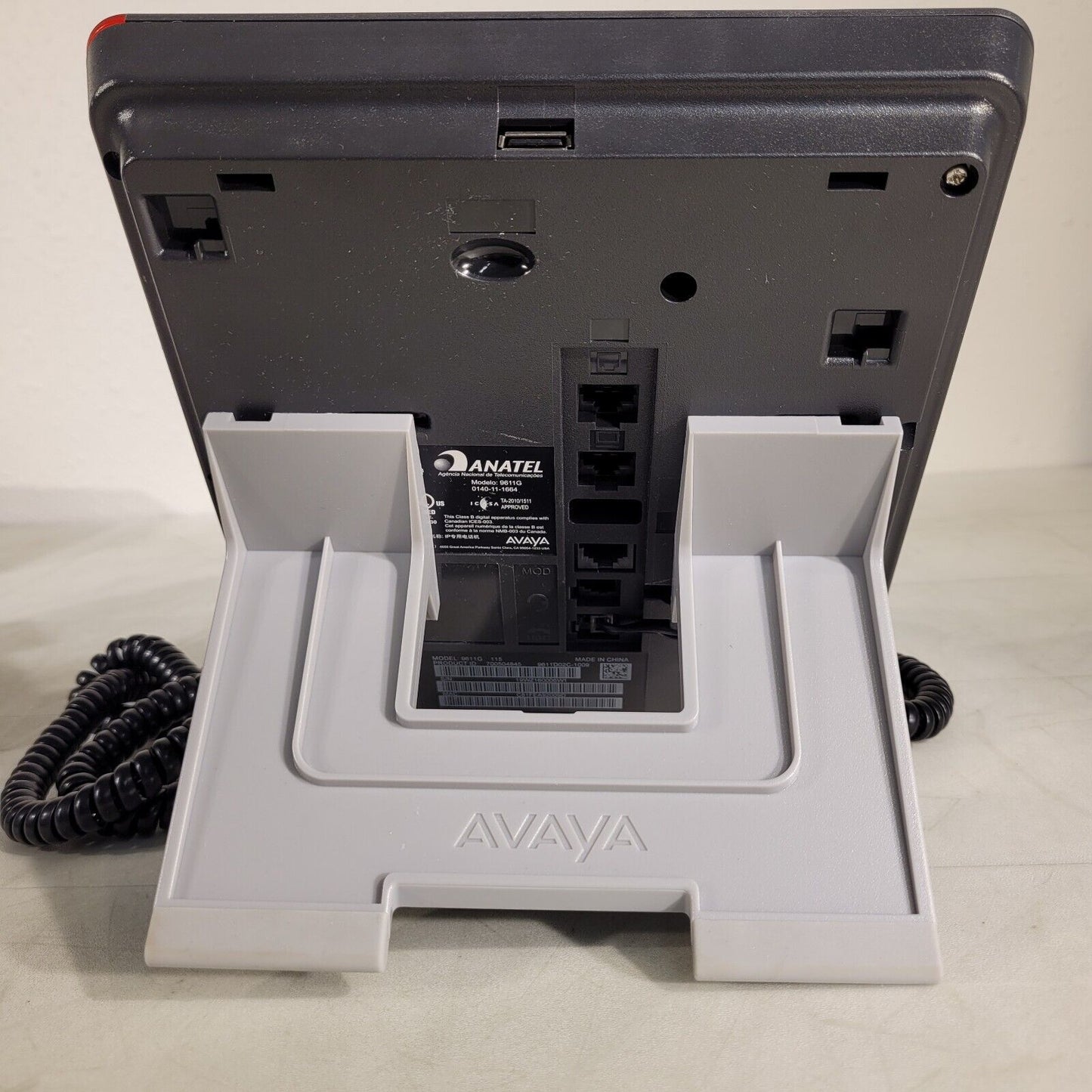 Avaya 9611G IP Deskphone For Parts Admin Code Unknown Color Display