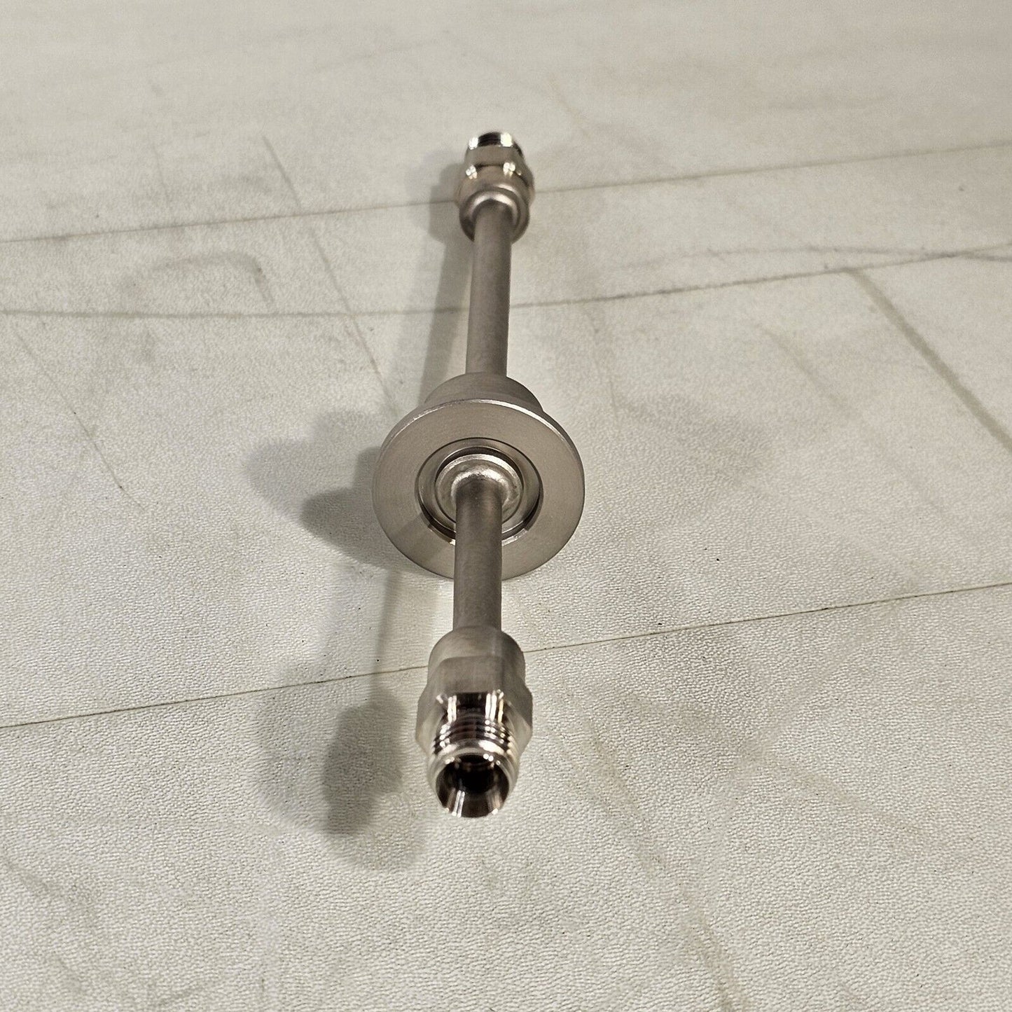 KF16 NW16 High Vacuum Gas Feedthrough Flange 1/4" Swagelok Tube QF16