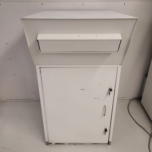 Outdoor Book Return Bin Mail Chute Metal Drop Box for Library New Locks And Keys