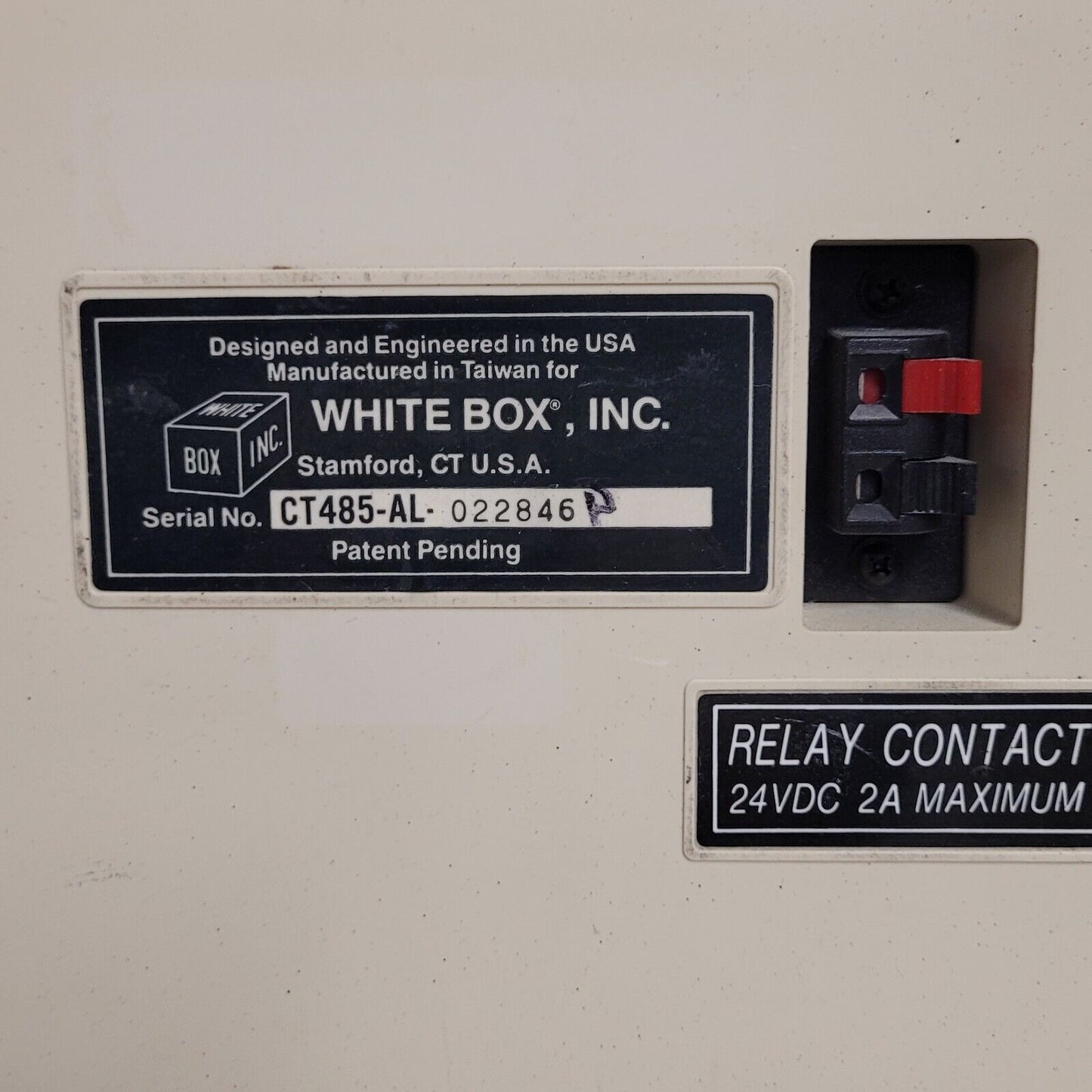 White Box Omega CT485-AL Temperature And Humidity Chart Recorder