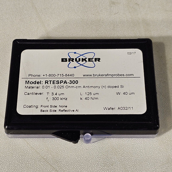 Bruker AFM Probe RTESPA-300 300kHz 40N/m Box of 9 Tips Silicon Cantile ...