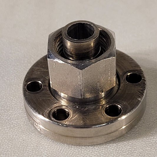 Huntington 3/8" Swagelok To 1.33 Rotatable Conflat CF DN16CF Adapter High Vacuum
