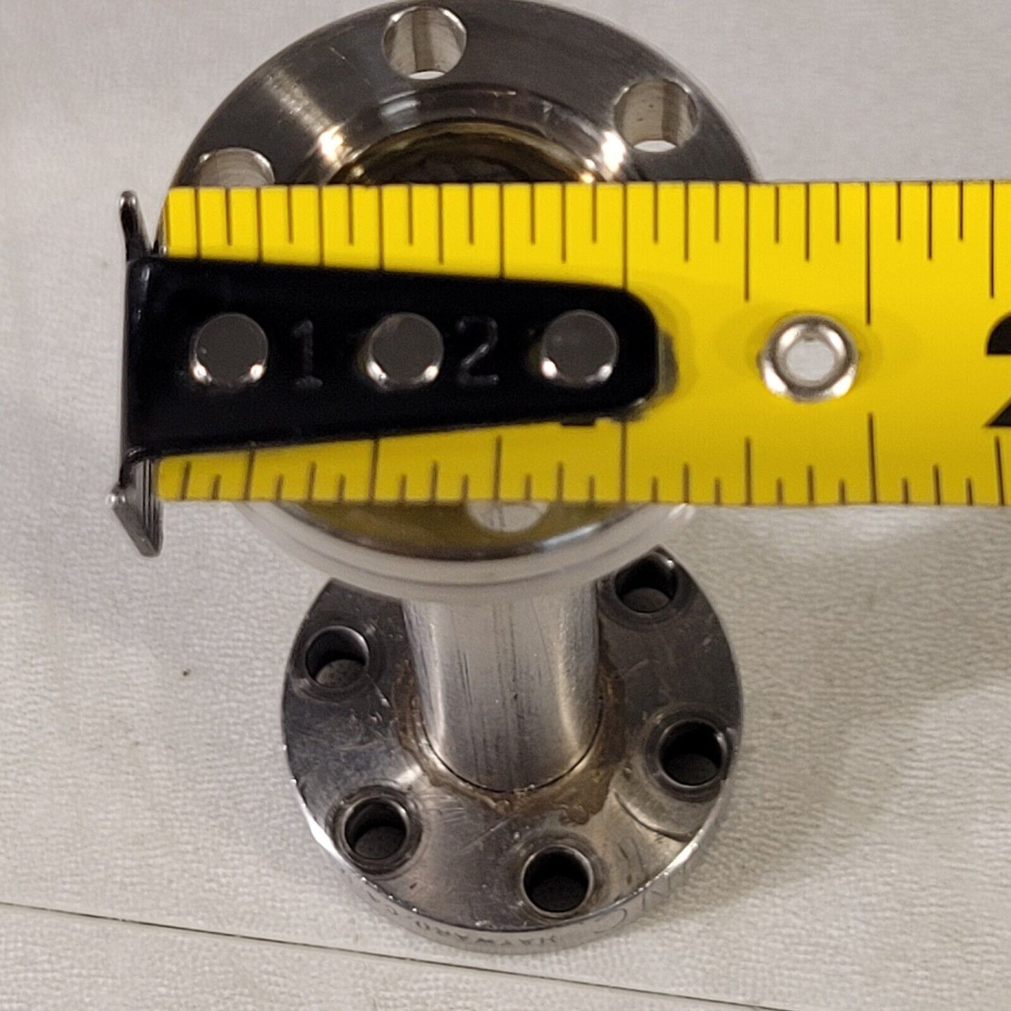 MDC 1.33" CF Conflat Full Nipple DN16CF Ultra High Vacuum 3.25" Length SS