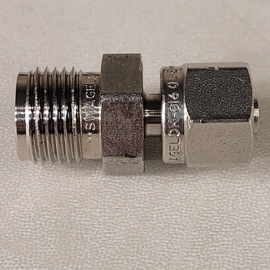 Swagelok 1/4" Female To 3/8" Male Adapter Nipple Straight