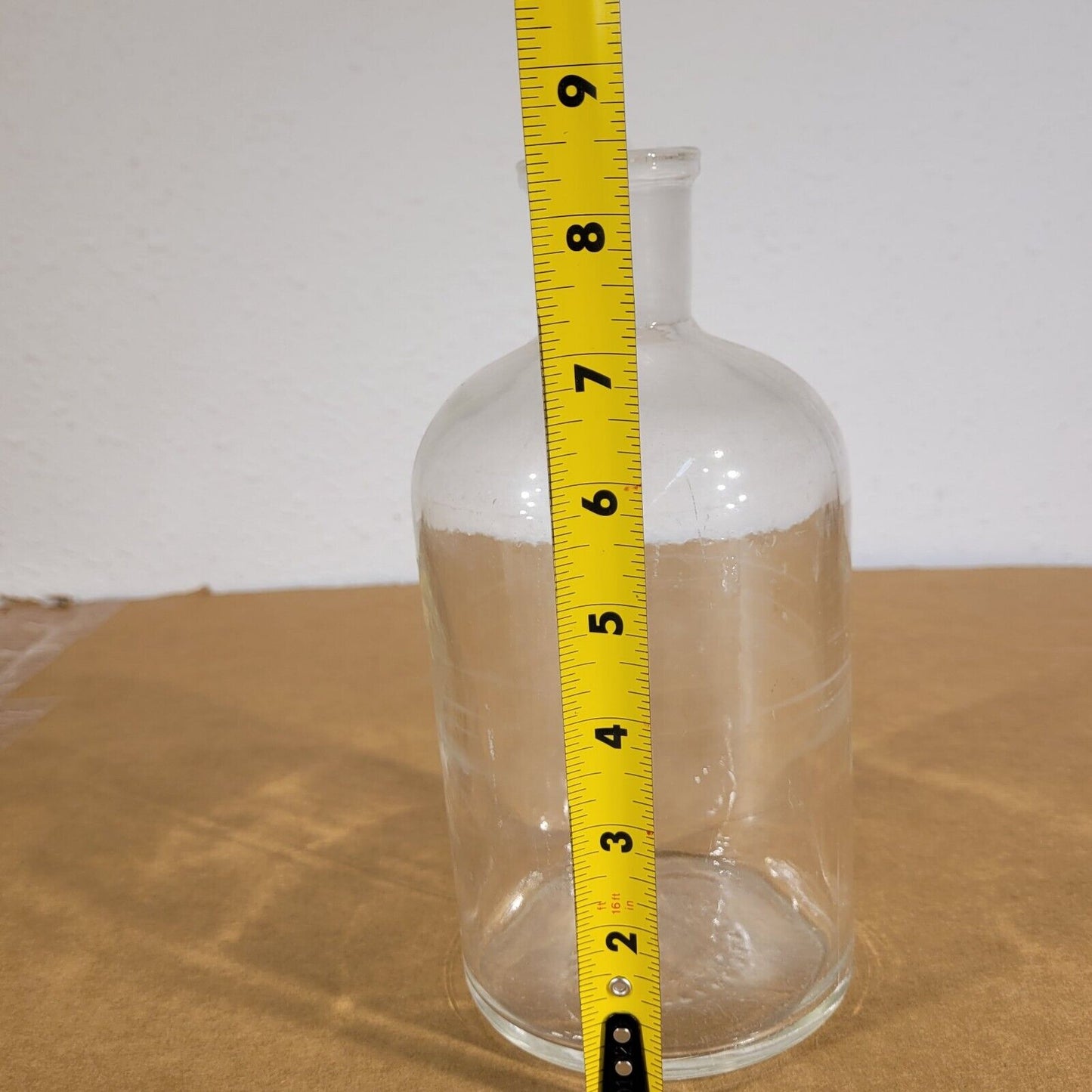 Pyrex 06 Glass Bottle Thick Walled Laboratory Lab Glassware Vessel Jar