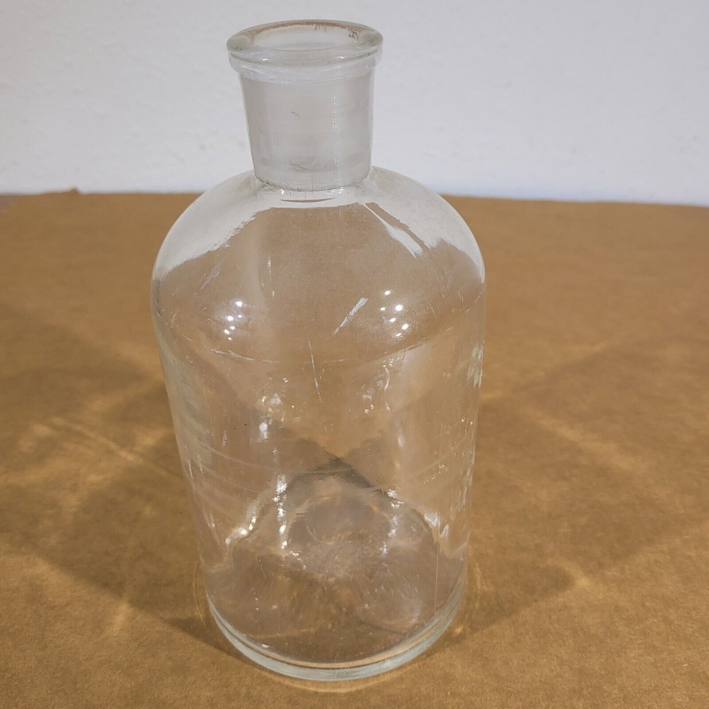 Pyrex 06 Glass Bottle Thick Walled Laboratory Lab Glassware Vessel Jar