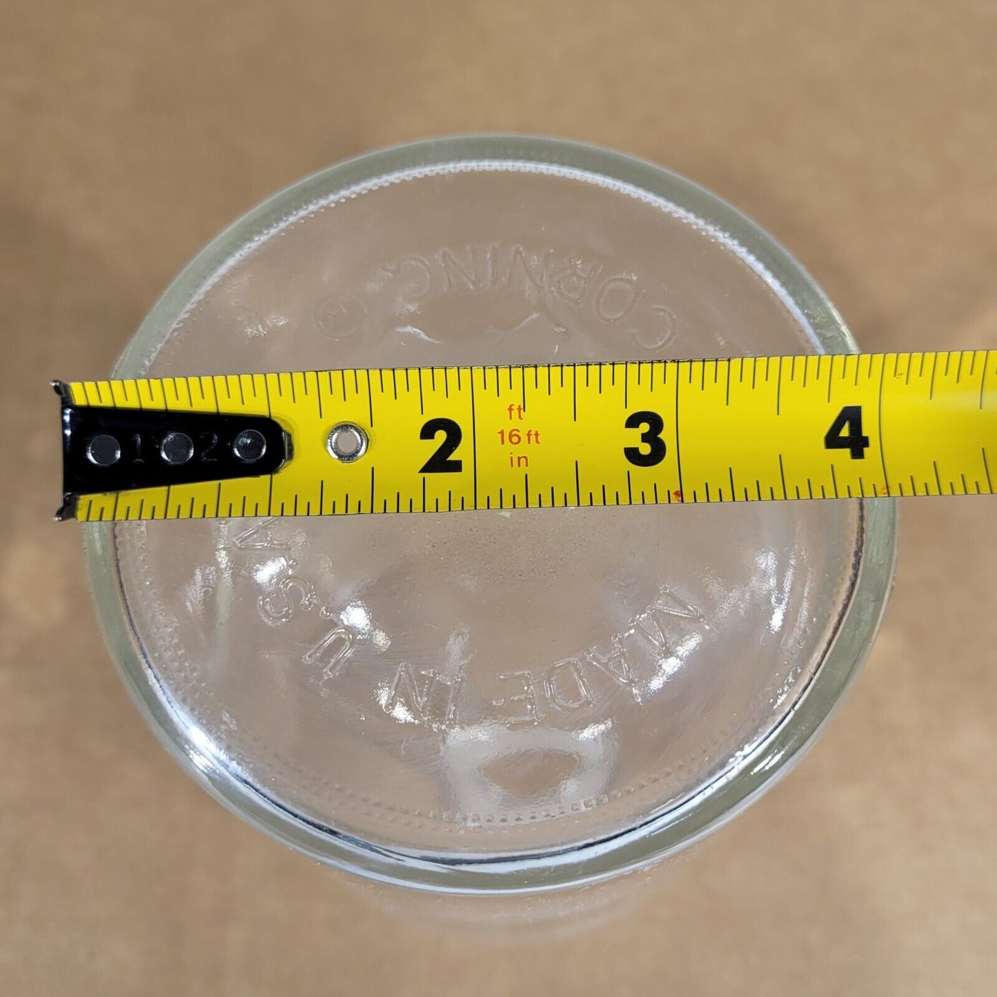 Corning Glass Bottle Thick Walled Laboratory Lab Glassware Vessel Jar
