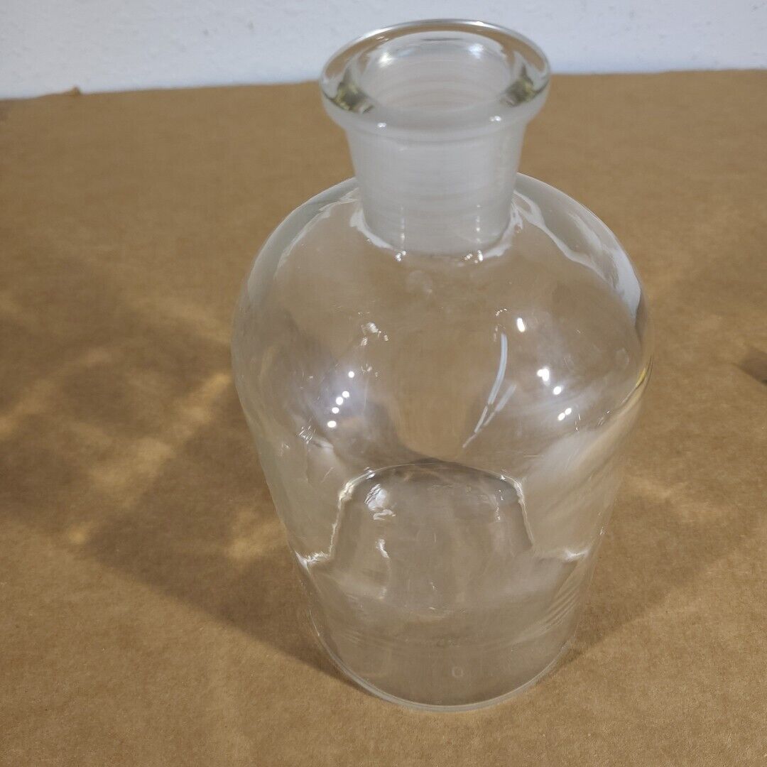 Corning Glass Bottle Thick Walled Laboratory Lab Glassware Vessel Jar
