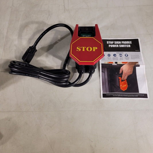 Fulton Emergency Stop Sign Paddle Power Switch Plug-In
