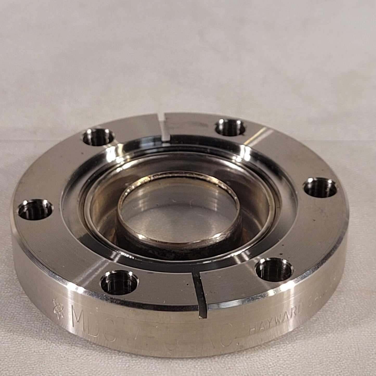 MCD 2.75" CF Conflat Viewport Flange DN35CF Ultra High Vacuum 7/8" Port
