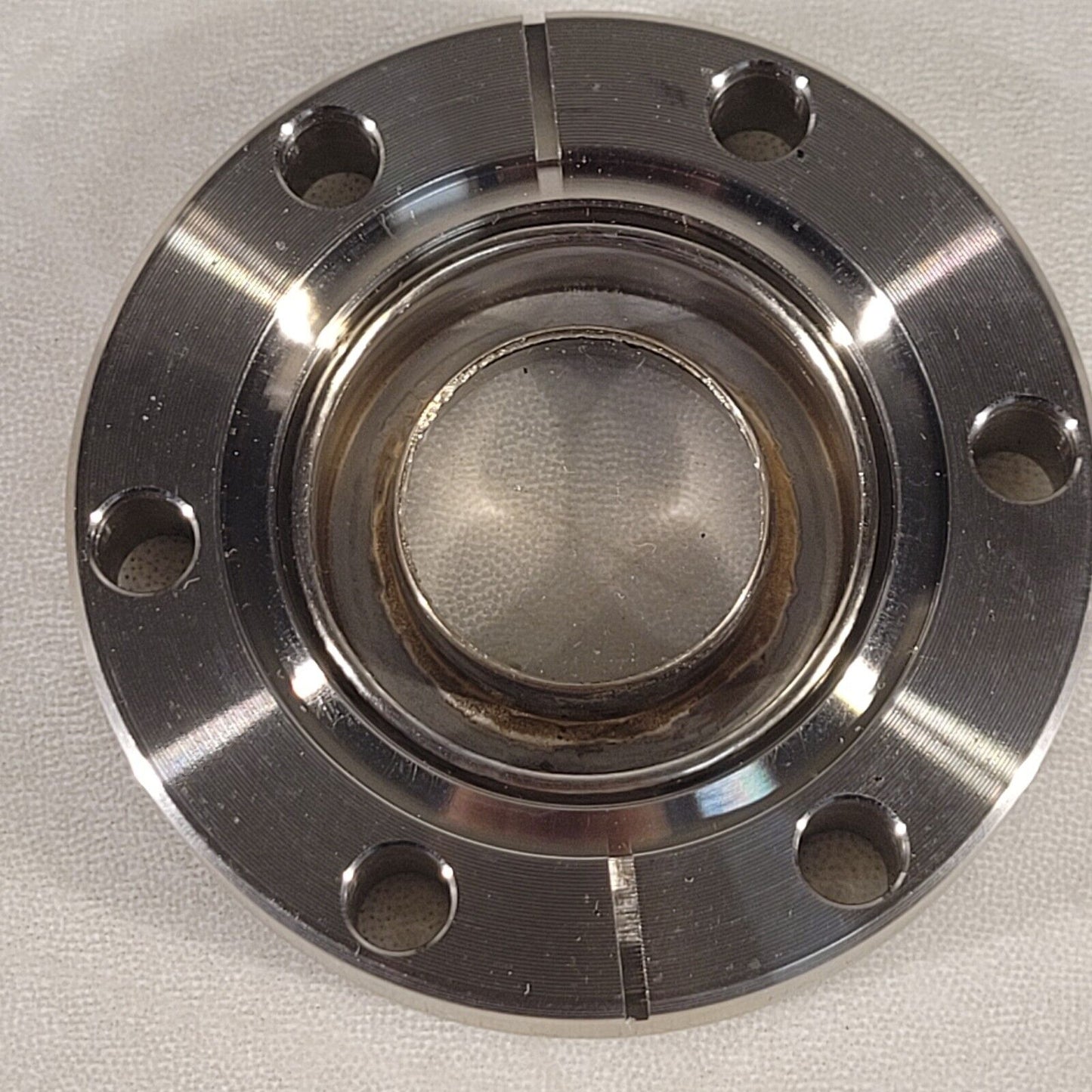 MCD 2.75" CF Conflat Viewport Flange DN35CF Ultra High Vacuum 7/8" Port