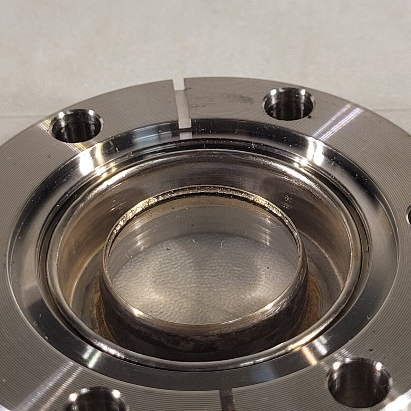 MCD 2.75" CF Conflat Viewport Flange DN35CF Ultra High Vacuum 7/8" Port