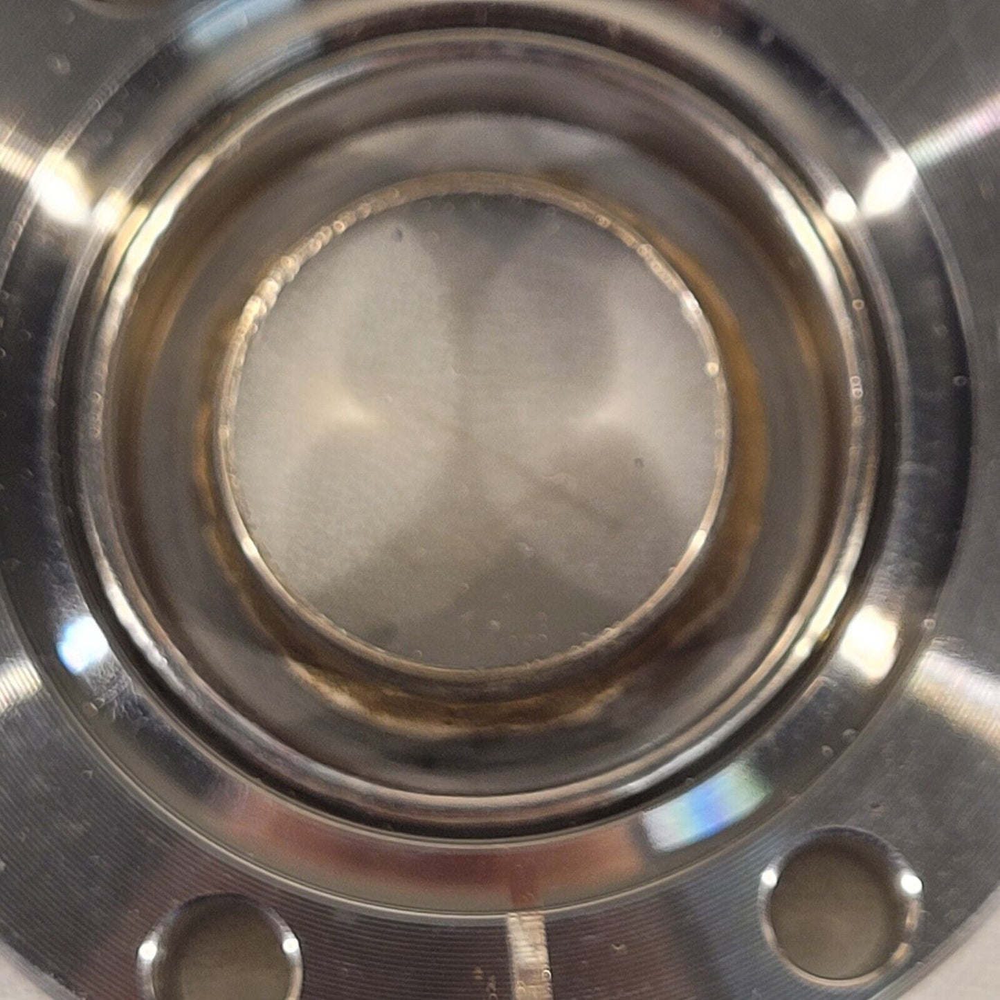 MCD 2.75" CF Conflat Viewport Flange DN35CF Ultra High Vacuum 7/8" Port