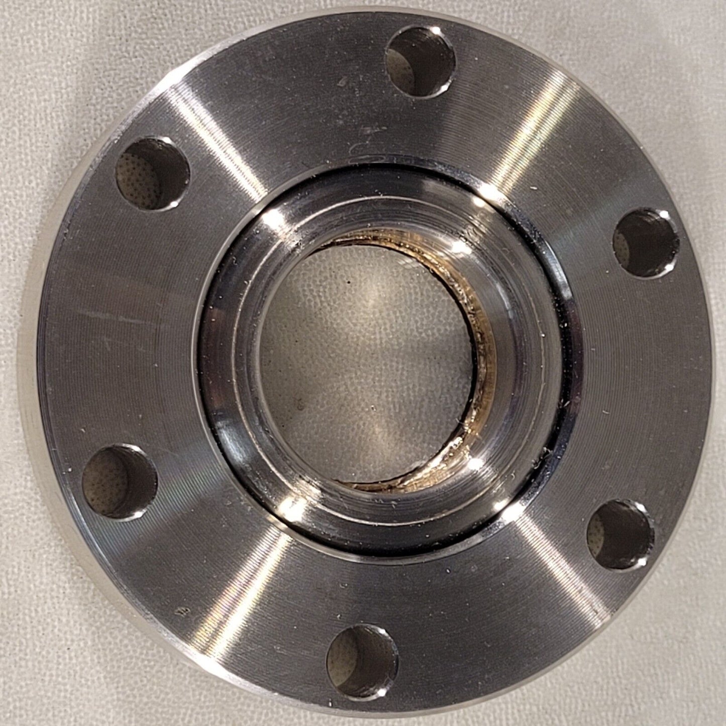 MCD 2.75" CF Conflat Viewport Flange DN35CF Ultra High Vacuum 7/8" Port