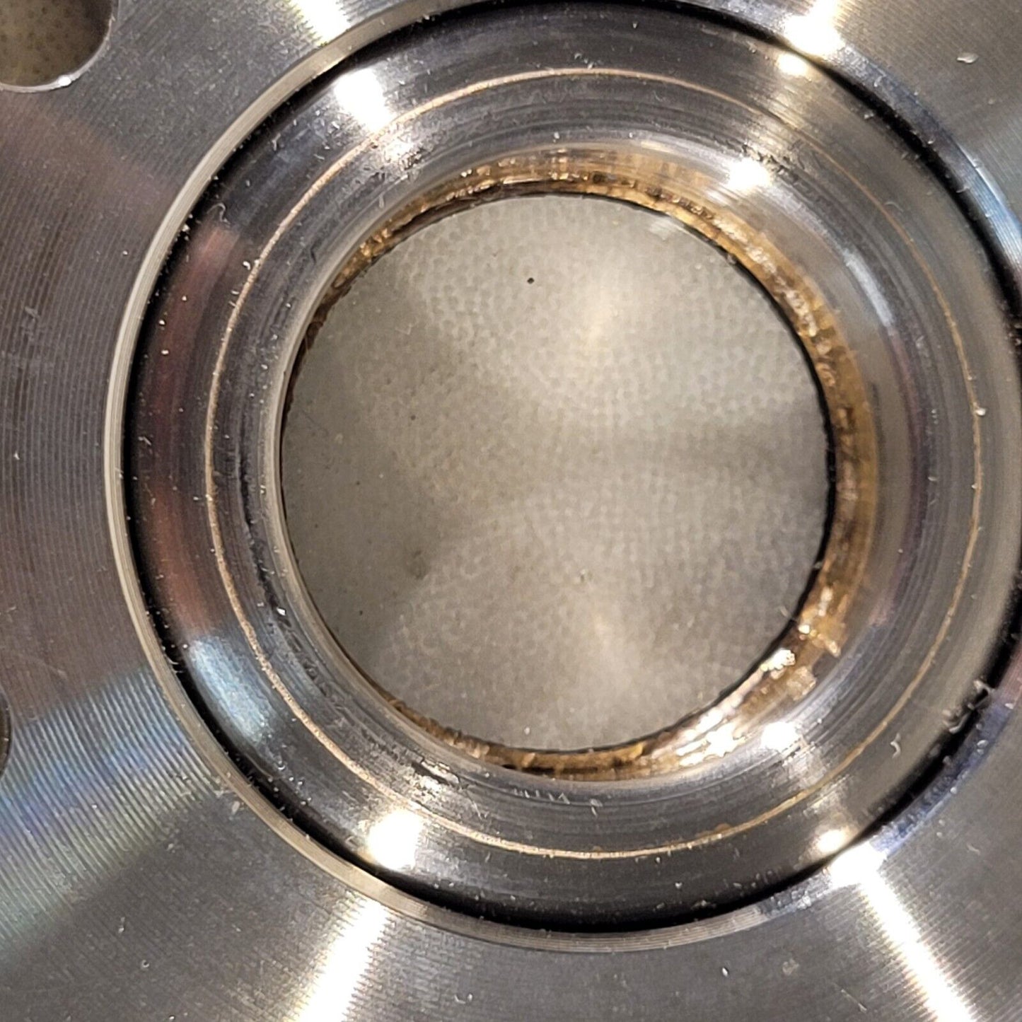MCD 2.75" CF Conflat Viewport Flange DN35CF Ultra High Vacuum 7/8" Port