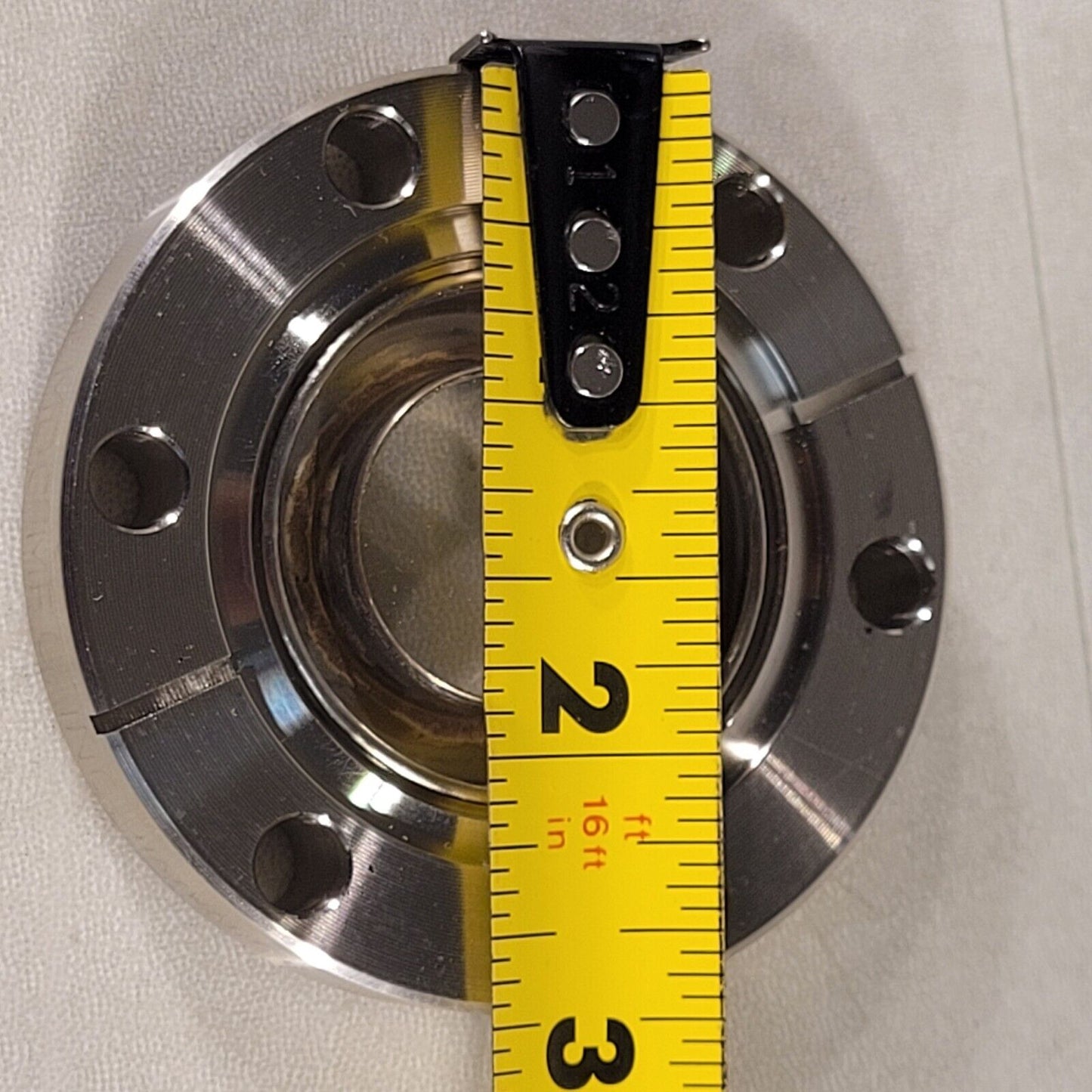 MCD 2.75" CF Conflat Viewport Flange DN35CF Ultra High Vacuum 7/8" Port