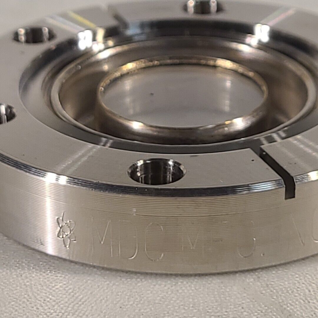 MCD 2.75" CF Conflat Viewport Flange DN35CF Ultra High Vacuum 7/8" Port