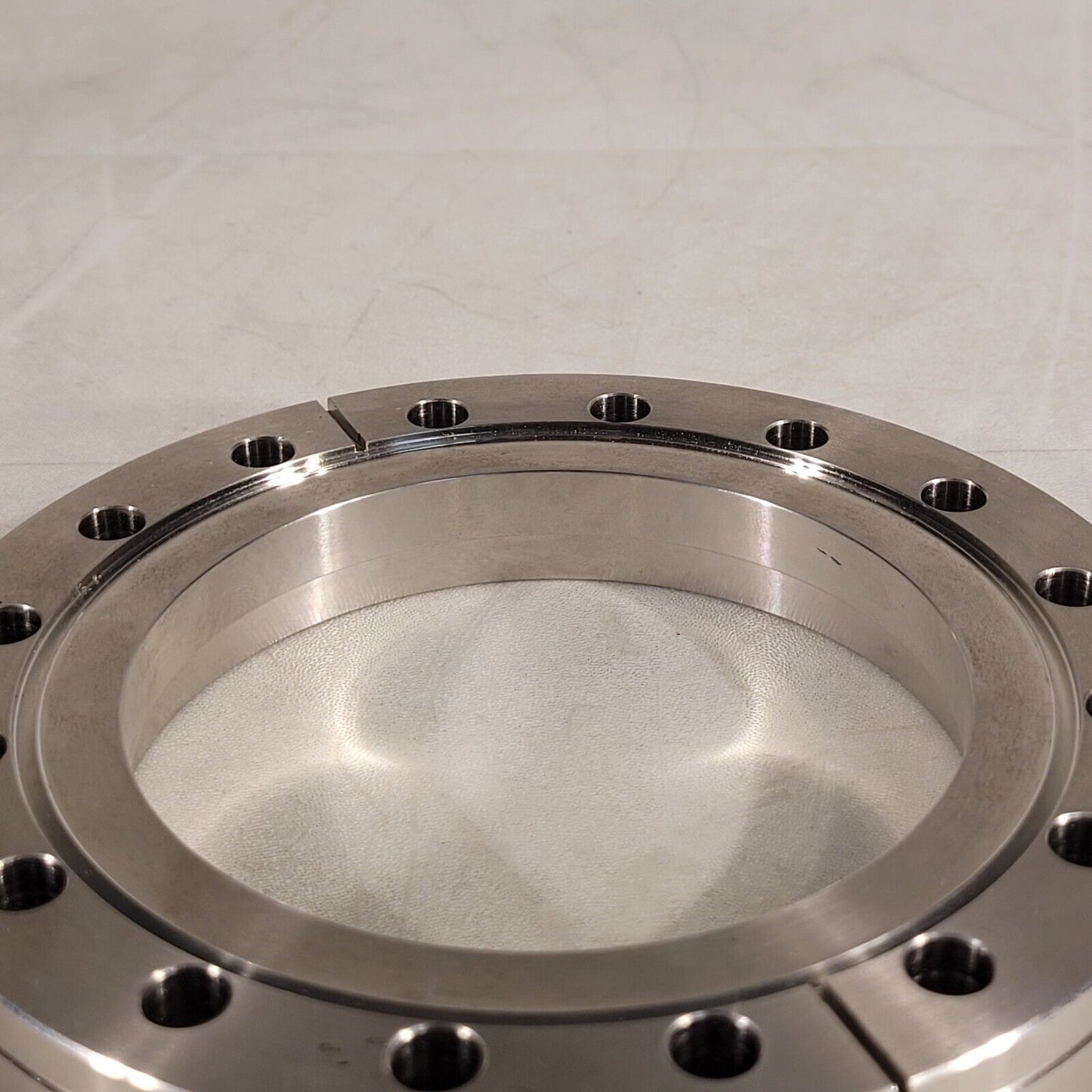6" DN100CF Conflat Bored Weld Flange 4" Bore High Vacuum Stainless Steel