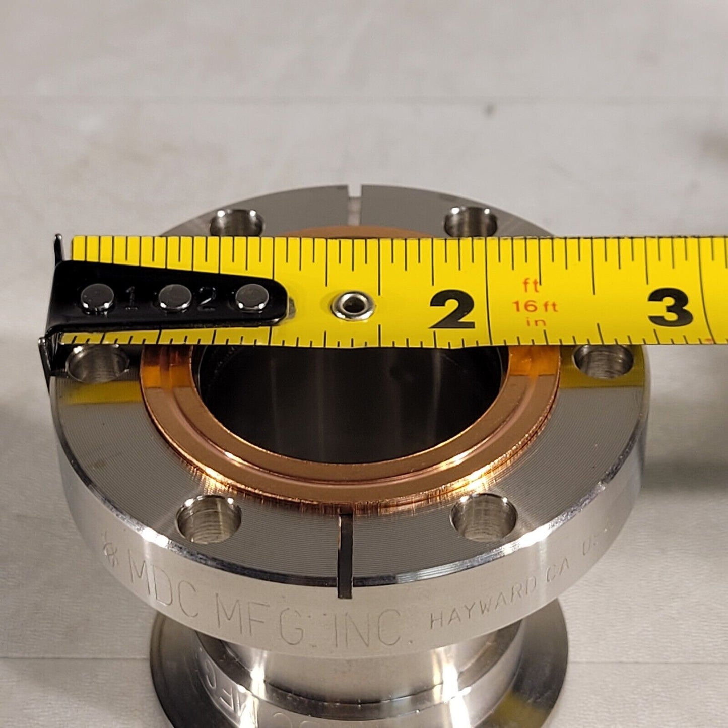 MDC 2.75" CF Conflat DN35CF To KF40 NW40 Adapter Nipple High Vacuum Stainless
