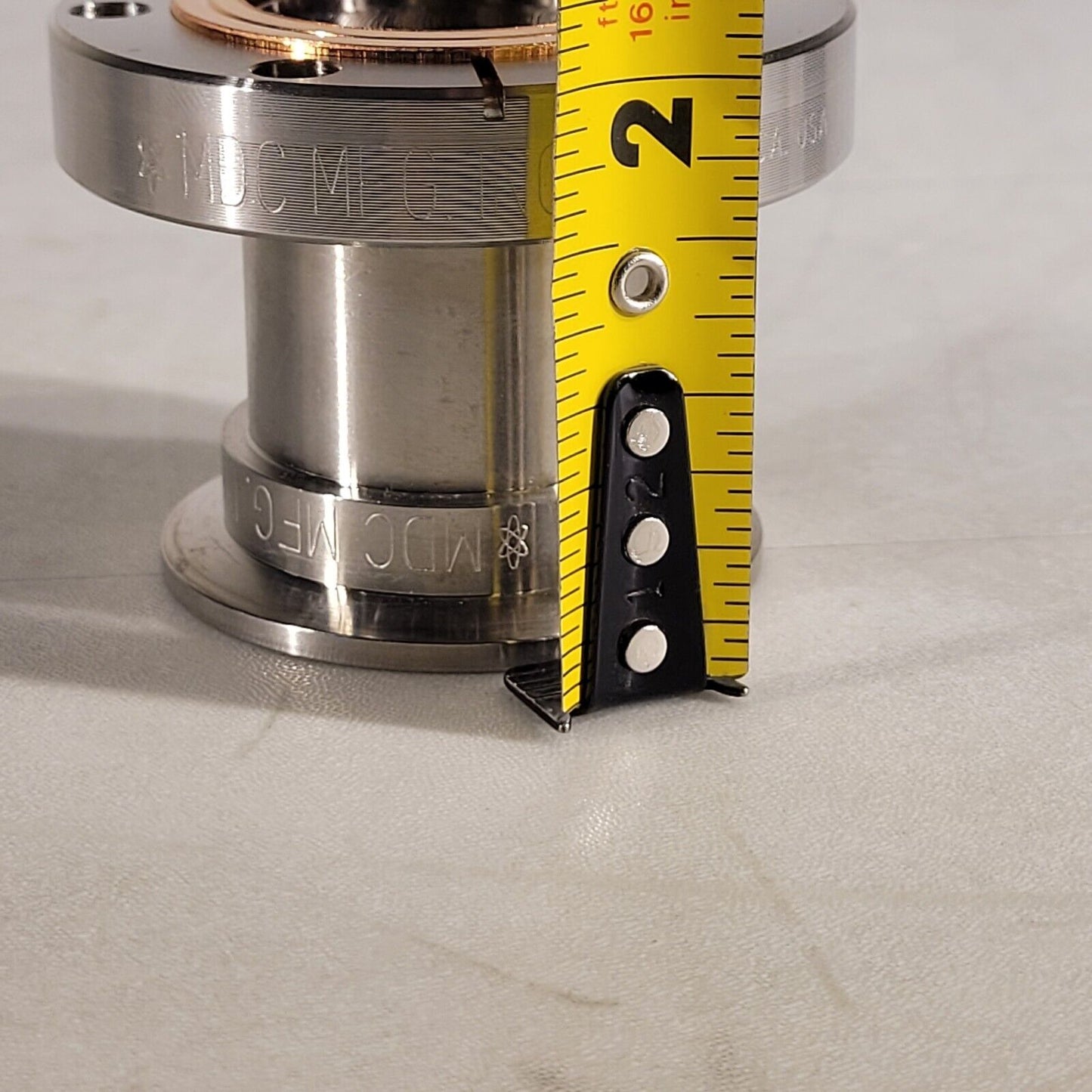 MDC 2.75" CF Conflat DN35CF To KF40 NW40 Adapter Nipple High Vacuum Stainless