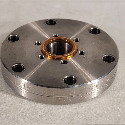 NC Nor-Cal 2.75" CF Conflat DN35CF To 1.33" DN16CF Zero Length Adapter Flange HV
