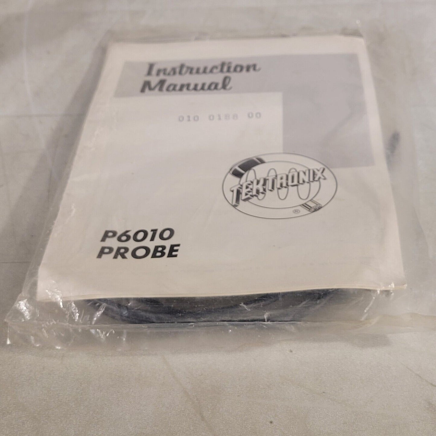 Vintage Tektronix P6010 10x Probe Oscilloscope Probe With Manual 010-0187-00