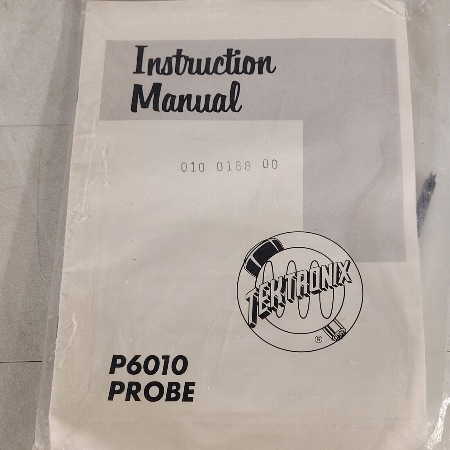 Vintage Tektronix P6010 10x Probe Oscilloscope Probe With Manual 010-0187-00