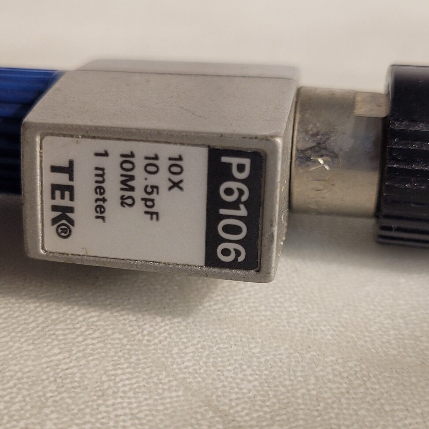 Tek P6106 10X 10.5pF 10M Ohm Oscilloscope Probe 1 Meter