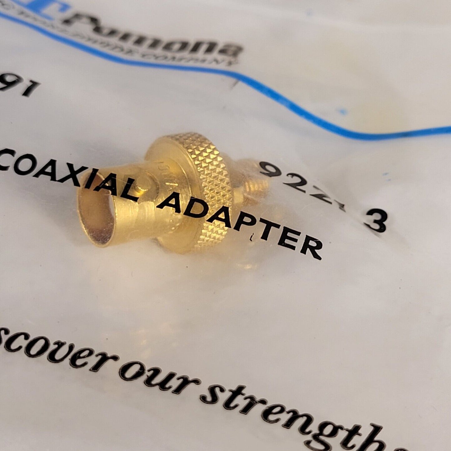 ITT Pomona 4291 9221 3 Coaxial Adapter SMA To BNC